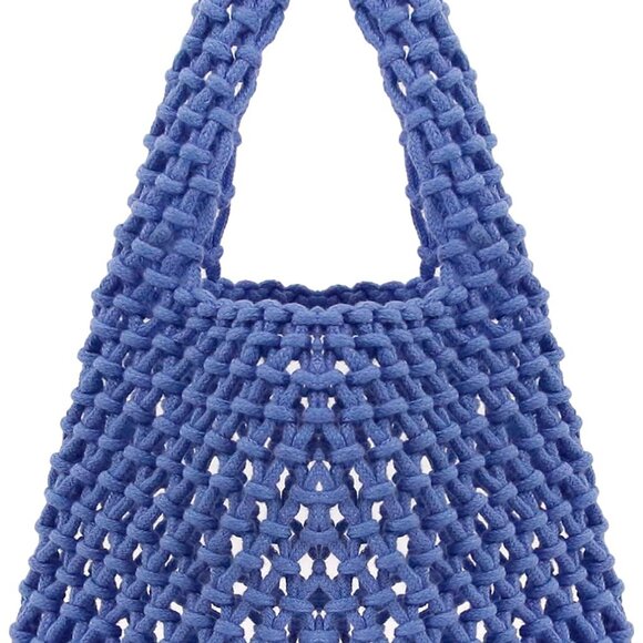 Straw Beach Bag Woven Rattan Tote Casual Summer Handbag for Women - Picture 1 of 9